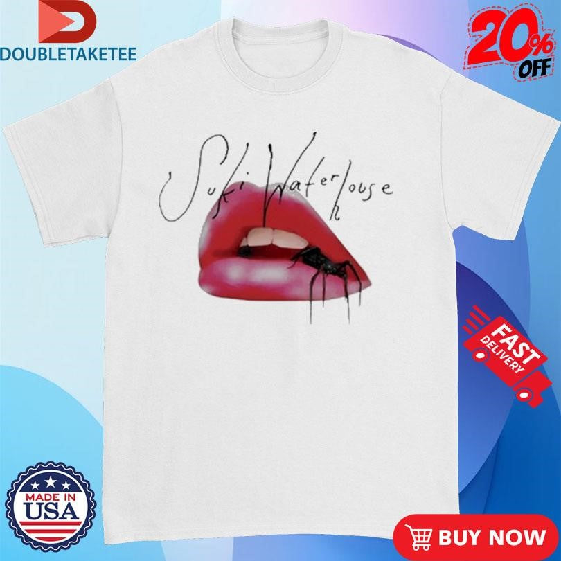 Official Suki Waterhouse Spider Lips T-shirts