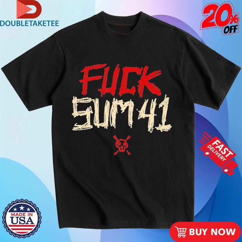 Official Sum 41 Fuck Sum Tour 2025 Shirts