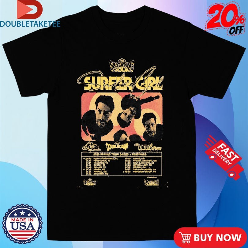 Official Surfer Girl The Skydiving Tour 2026 Shirts
