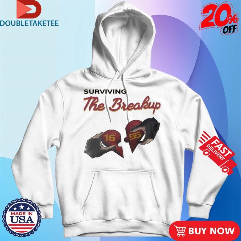 Official Surviving The Breakup Hands Heart Broken Shirts