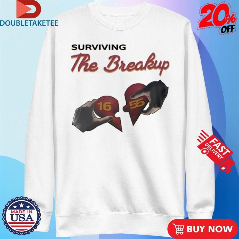Official Surviving The Breakup Hands Heart Broken Shirts