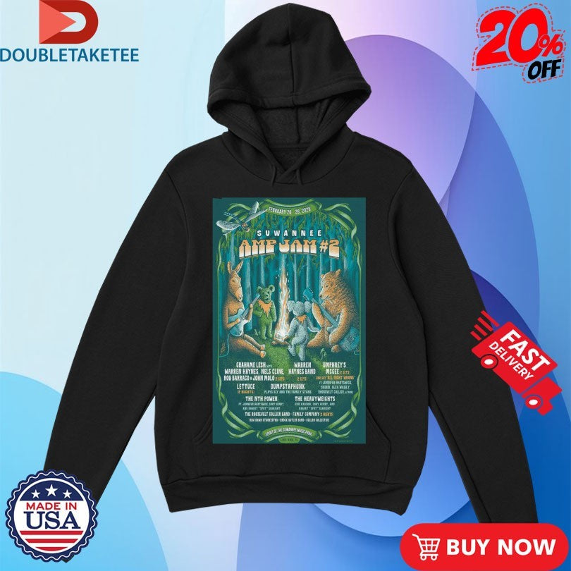 Official Suwannee Amp Jams Live Oak, FL Feb 26-28 2026 Shirts