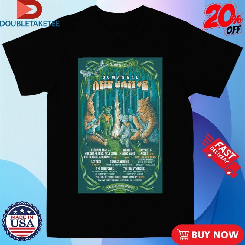 Official Suwannee Amp Jams Live Oak, FL Feb 26-28 2026 Shirts