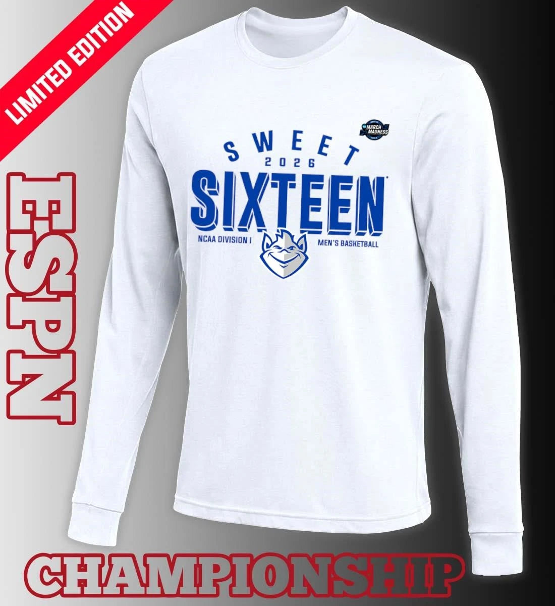 Official Sweet 16 Saint Louis Billikens 2026 NCAA Men’s Basketball T-Shirt