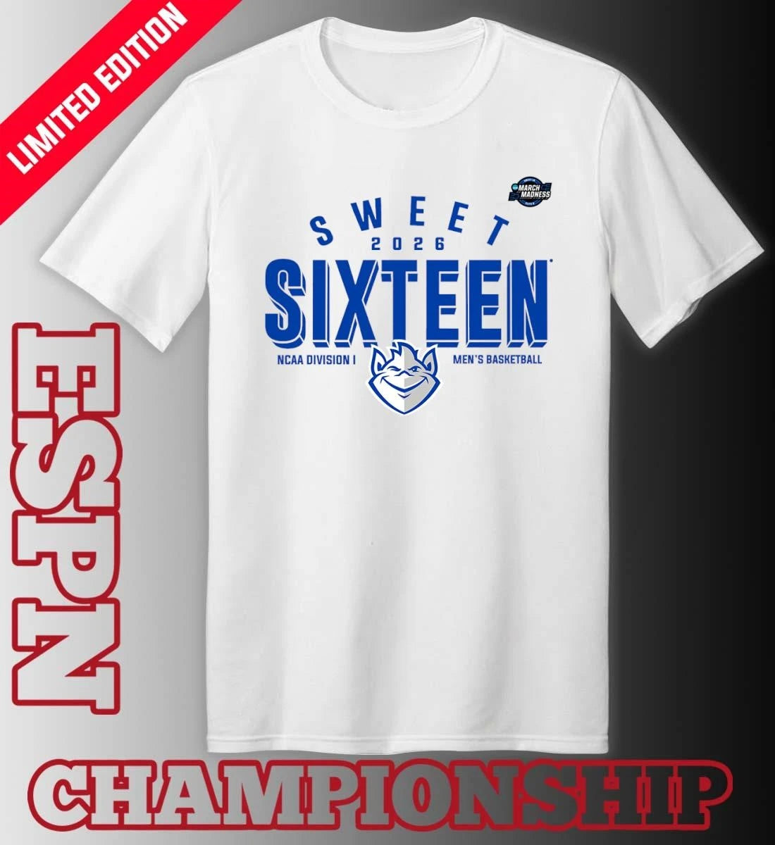 Official Sweet 16 Saint Louis Billikens 2026 NCAA Men’s Basketball T-Shirt