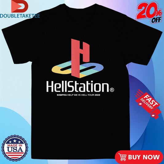 Official Sxmpra Hellstation Help Me In Hell Tour 2025 Shirts