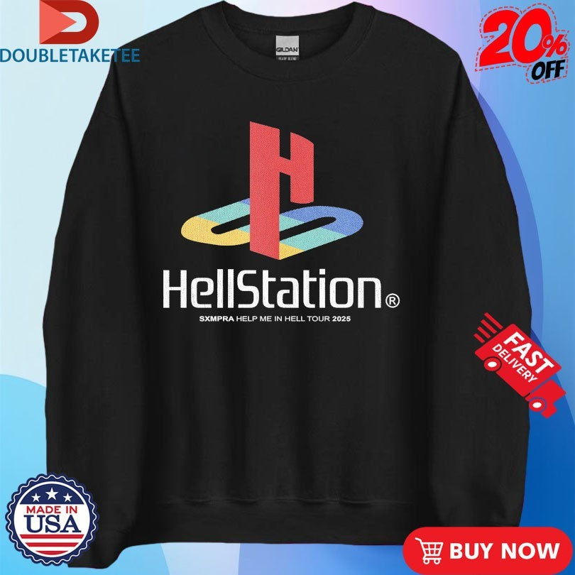 Official Sxmpra Hellstation Help Me In Hell Tour 2025 Shirts