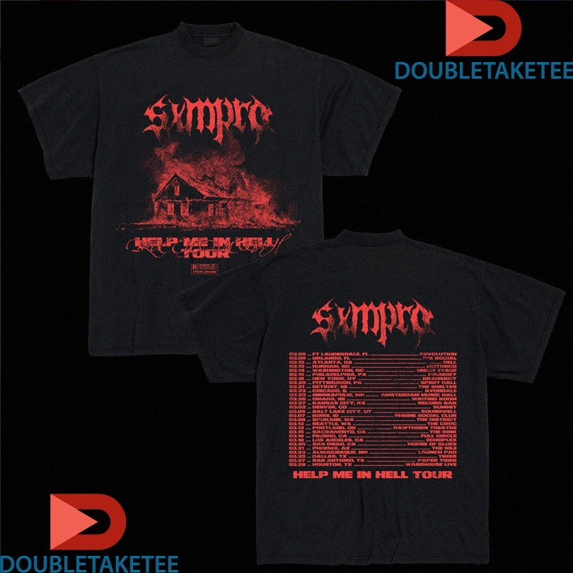 Official Sxmpra Help Me In Hell Tour 2025 Dates Shirts