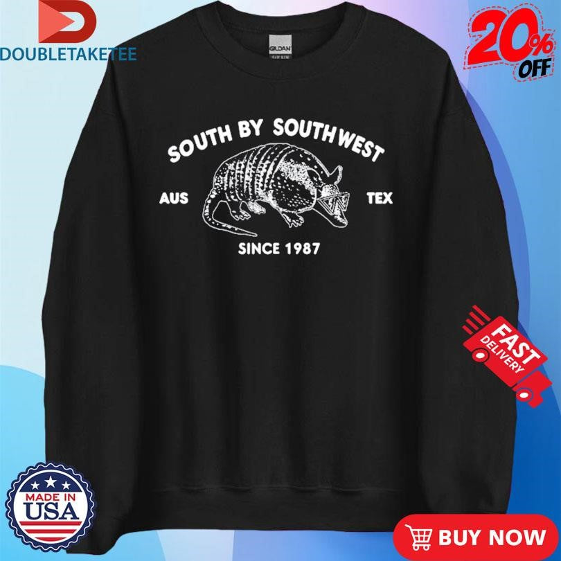 Official Sxsw Armadillo Trio South By Southwest Since 1987 Shirts