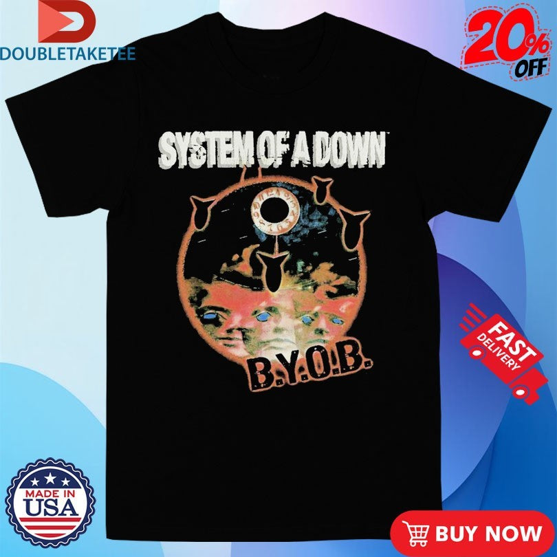 Official System Of A Down BYOB Bomb Shirts