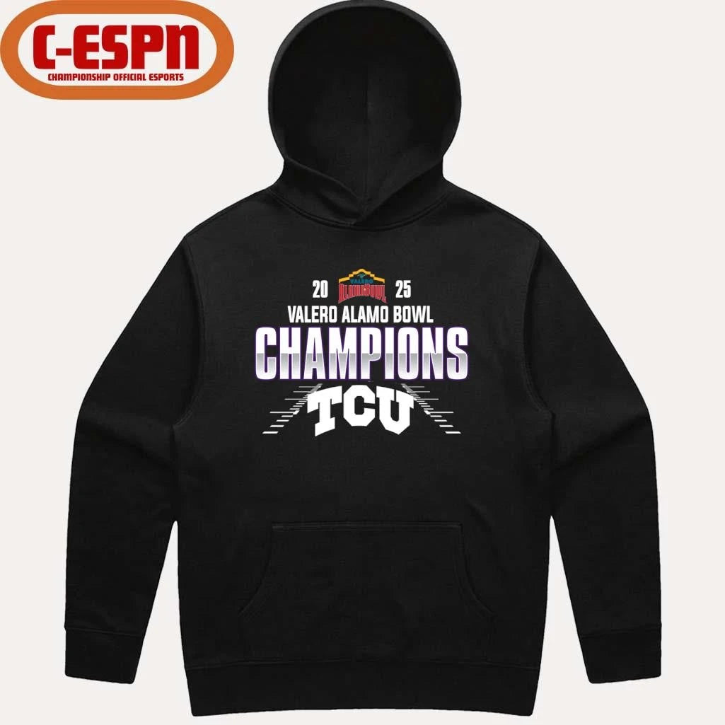 Official TCU Horned Frogs Valero Alamo Bowl Champions T-Shirt
