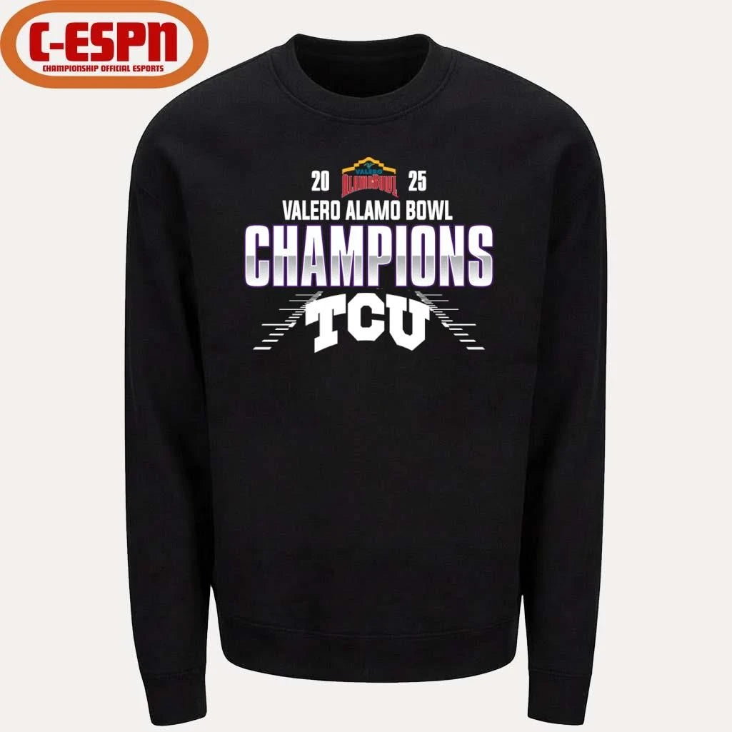 Official TCU Horned Frogs Valero Alamo Bowl Champions T-Shirt