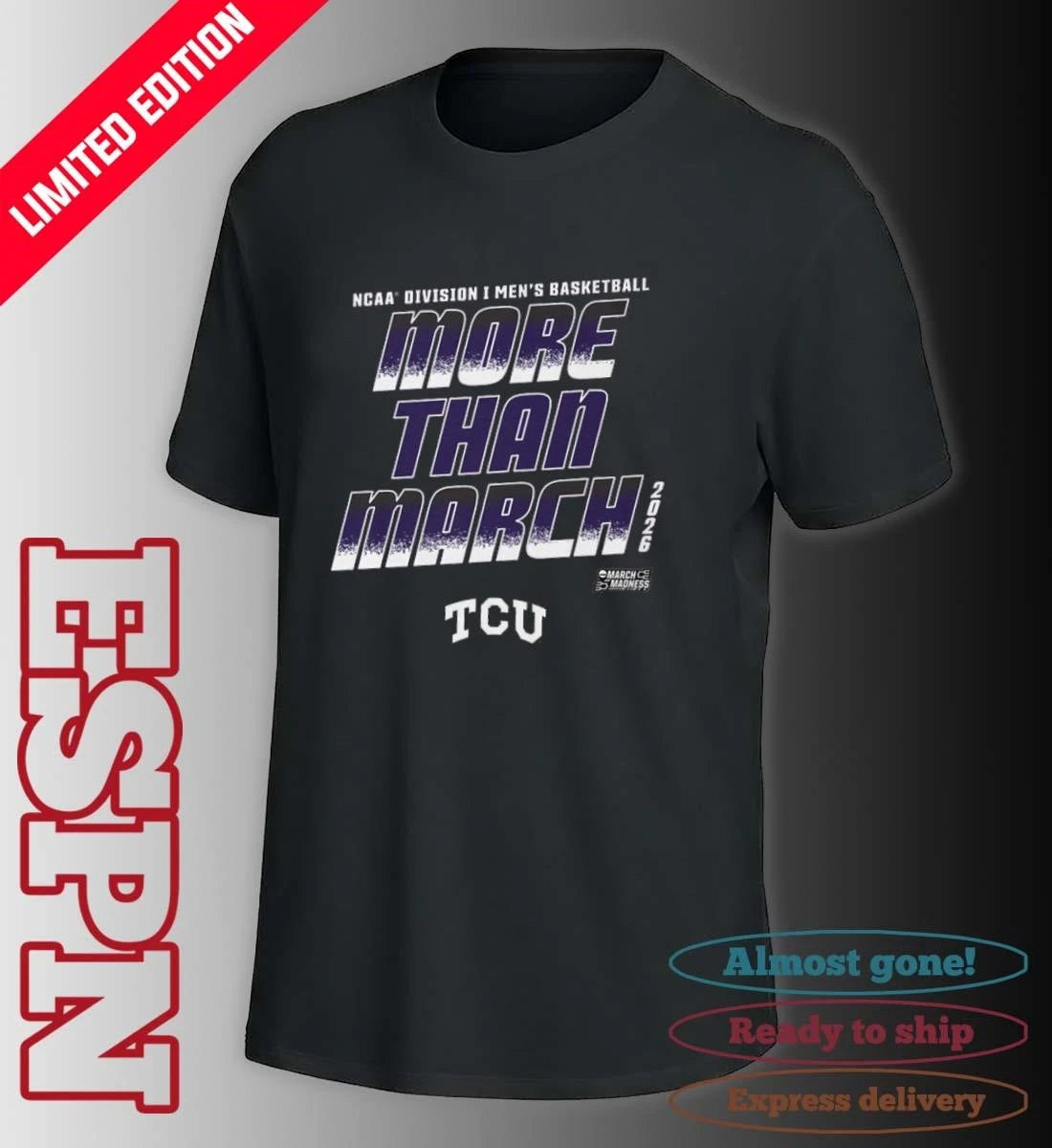 Official TCU Men’s Basketball More Than March 2026 Shirt