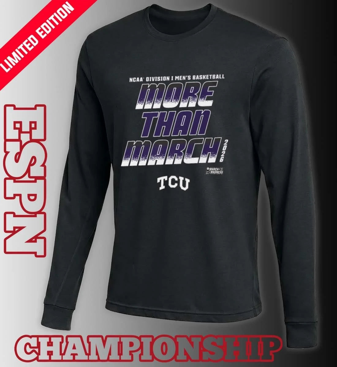 Official TCU Men’s Basketball More Than March 2026 Shirt