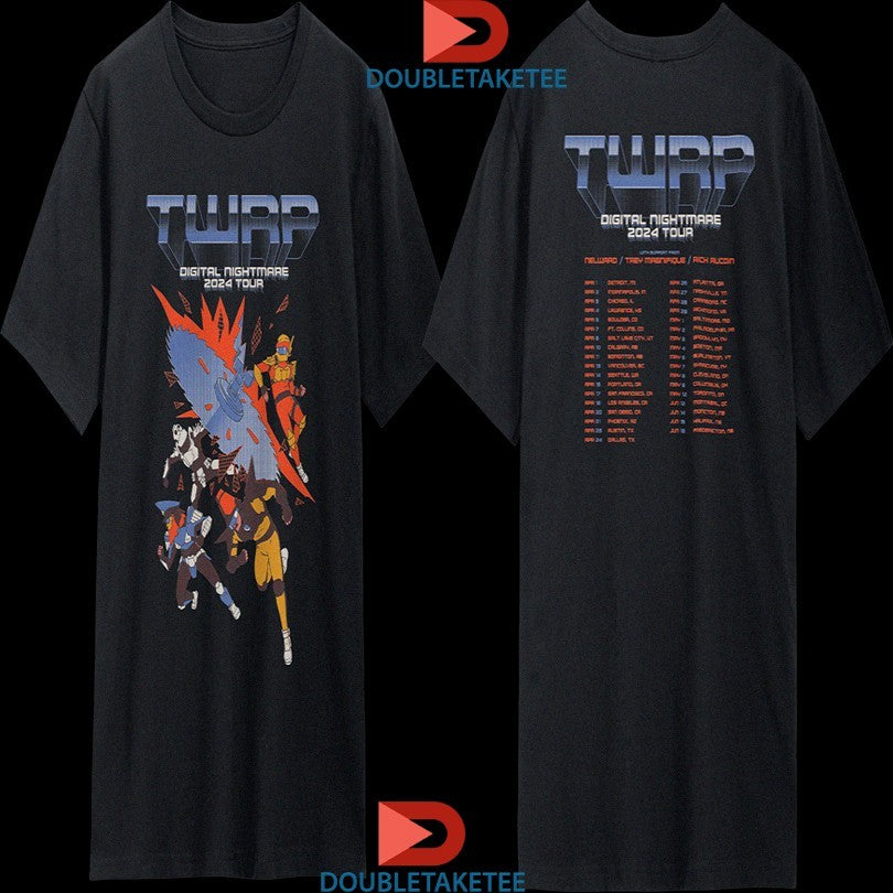 Official TWRP Digital Nightmare 2024 Tour Dates Shirts