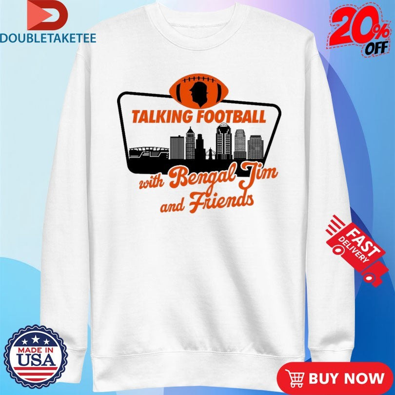Talking Football With Bengal Jim And Friends Logo Shirts