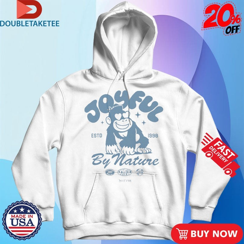 Official Tanner Smith Joyful By Nature Est 1998 Badges Monkey Shirts