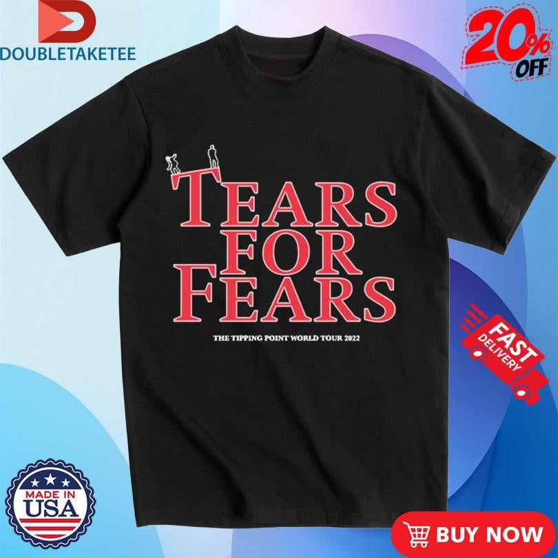 Official Tears For Fears 2022 The Tipping Point World Tour Shirts