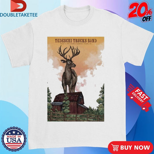 Official Tedeschi Trucks Band Oct 15 2025 Franklin, TN Deer Shirts