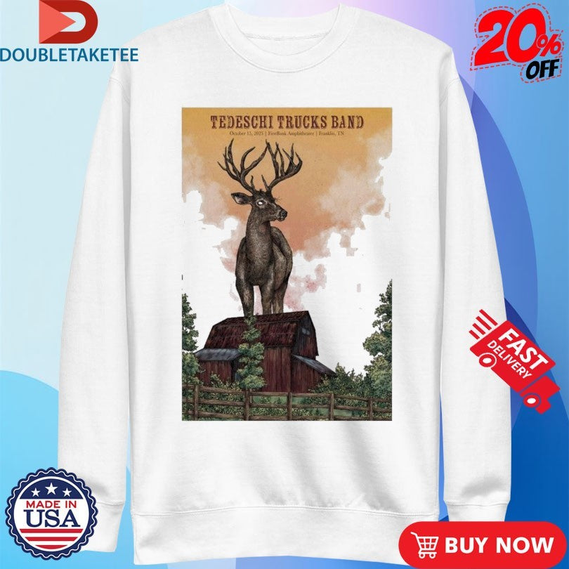 Official Tedeschi Trucks Band Oct 15 2025 Franklin, TN Deer Shirts
