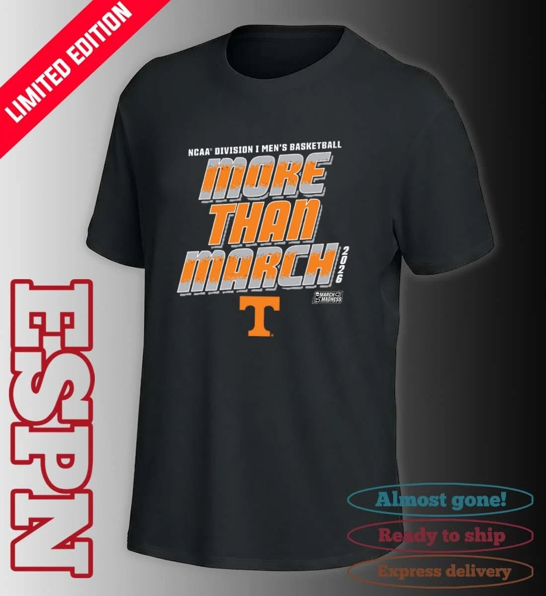 Official Tennessee Men’s Basketball More Than March 2026 Shirt