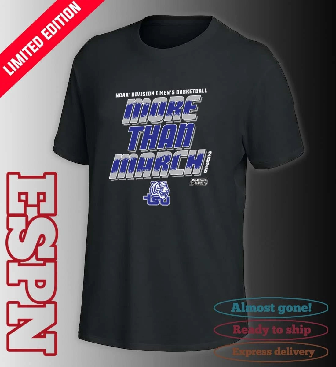 Official Tennessee State Men’s Basketball More Than March 2026 Shirt