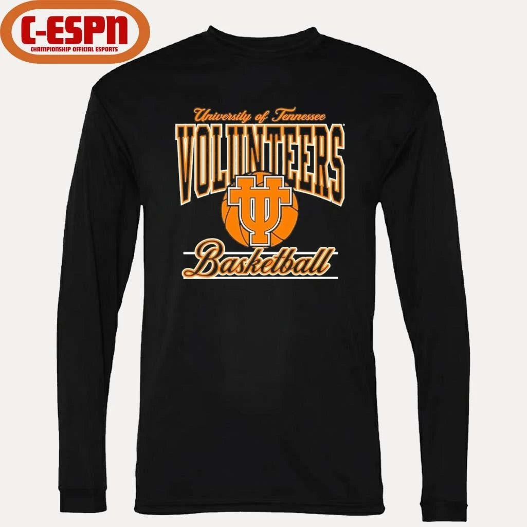 Official Tennessee Vols Basketball Stack with Script Shirt
