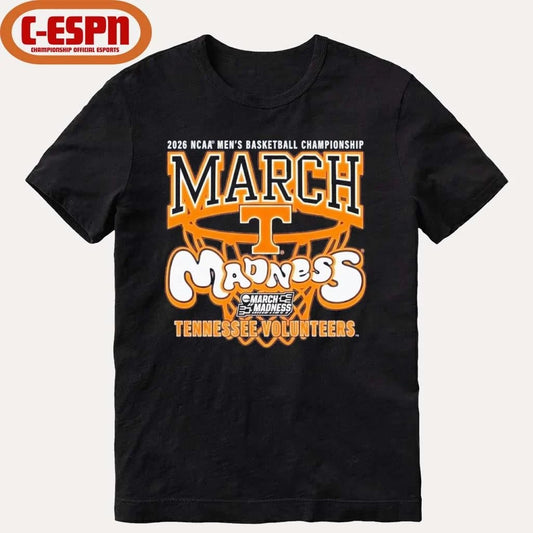 Official Tennessee Volunteers 2026 NCAA Men’s Basketball Championship March Madness Shirt