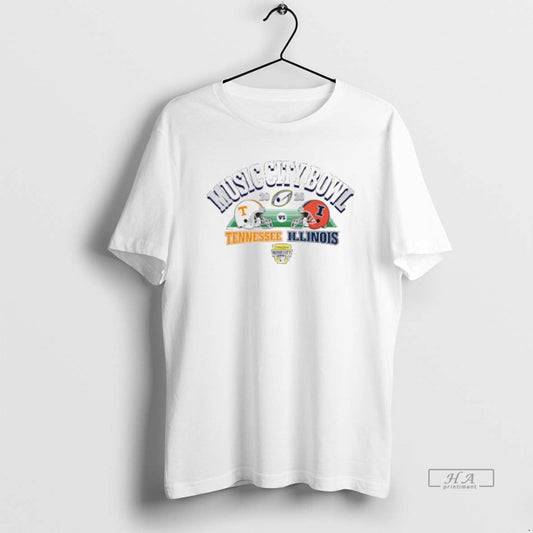 Official Tennessee Volunteers Vs Illinois Fighting Illini 2025 Liberty Mutual Music City Bowl T-Shirts, Hoodie, Sweatshirt