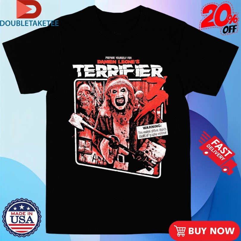 Official Terrifier 3 Unrated Terror Axe Christmas Shirts