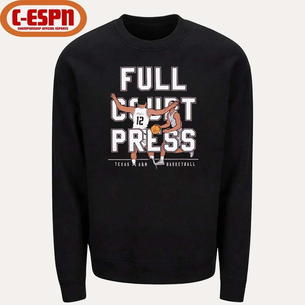 Official Texas A&amp;M Aggies Basketball Full Court Press T-Shirt