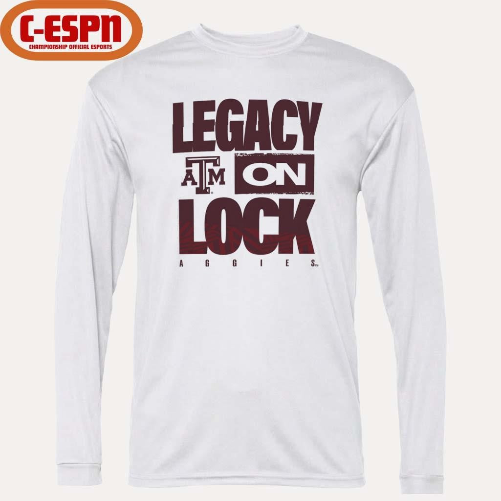 Official Texas A&amp;M Aggies Basketball Legacy On Lock Shirt