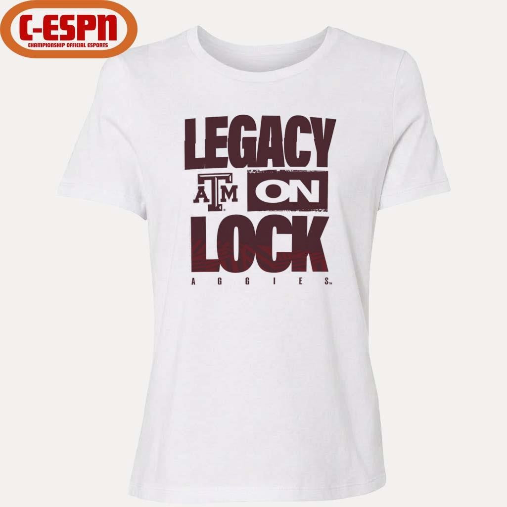 Official Texas A&amp;M Aggies Basketball Legacy On Lock Shirt