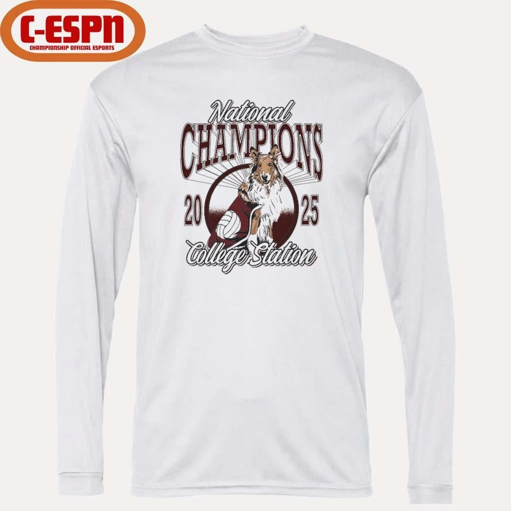 Official Texas A&amp;M National Champions Volleyball Mascot Shirt