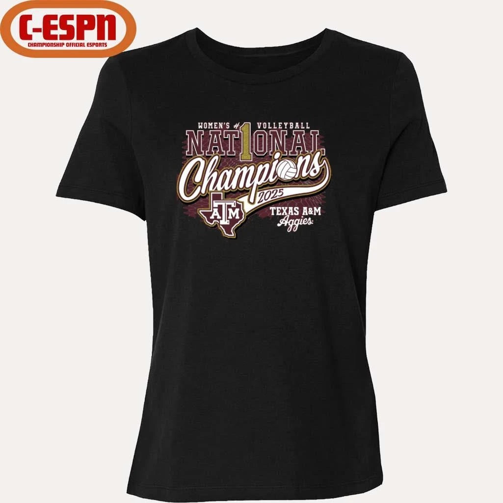 Official Texas A&amp;M Volleyball 2025 No.1 National Champions shirt