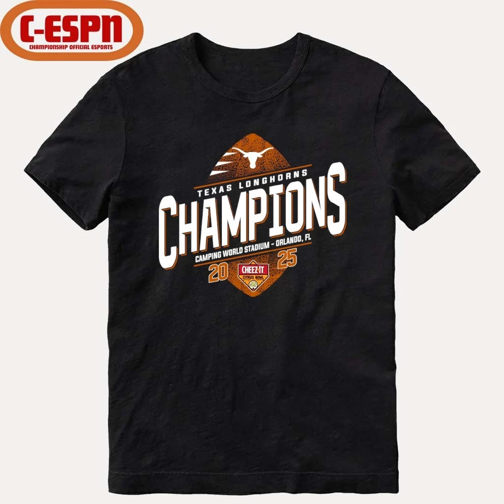 Official Texas Longhorns Cheez-It Citrus Bowl Champions T-shirt