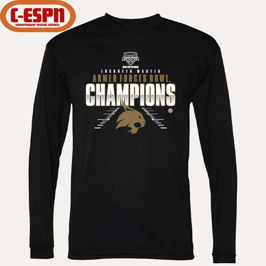 Official Texas State Football Armed Forces bowl Champions Shirt