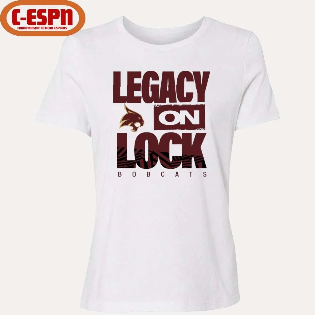 Official Texas State Men’s Basketball Legacy On Lock Bench T-Shirt