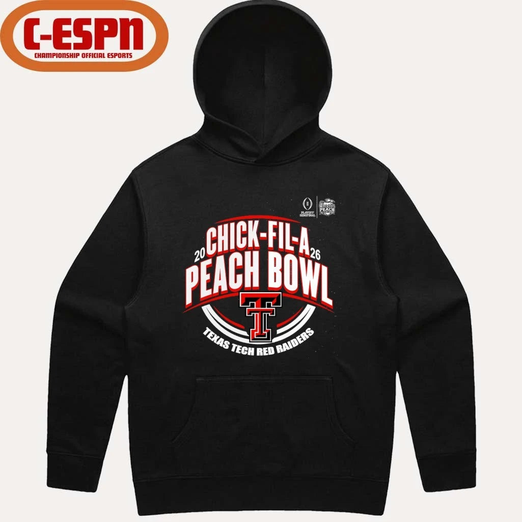 Official Texas Tech Football CFP Semifinal At The Peach Bowl 2026 T-Shirt