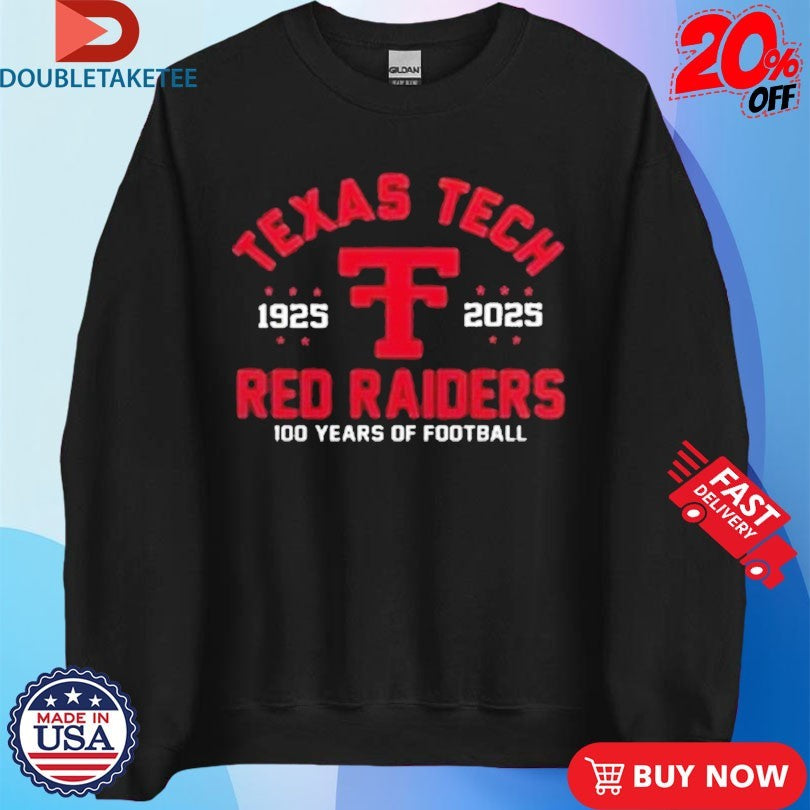Official Texas Tech Red Raiders 100th Anniversary 1925 2025 Shirts