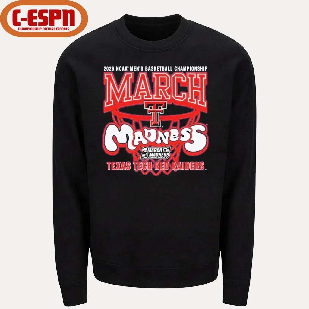 Official Texas Tech Red Raiders 2026 NCAA Men’s Basketball Championship March Madness Shirt