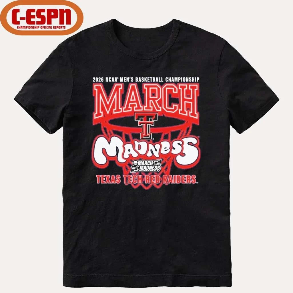 Official Texas Tech Red Raiders 2026 NCAA Men’s Basketball Championship March Madness Shirt