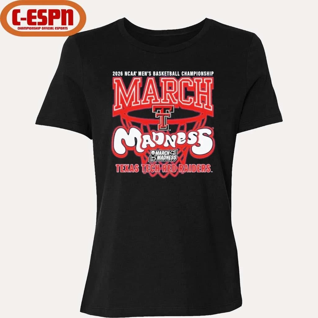 Official Texas Tech Red Raiders 2026 NCAA Men’s Basketball Championship March Madness Shirt