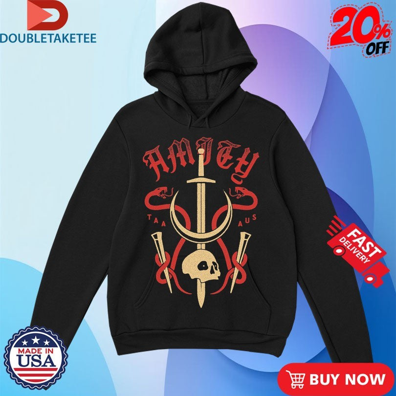 The Amity Affliction Banner Sword T-shirts