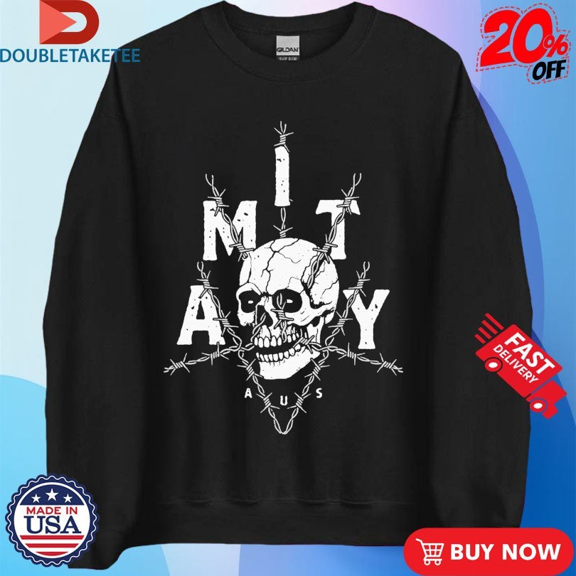 The Amity Affliction Barbed Skull T-shirts
