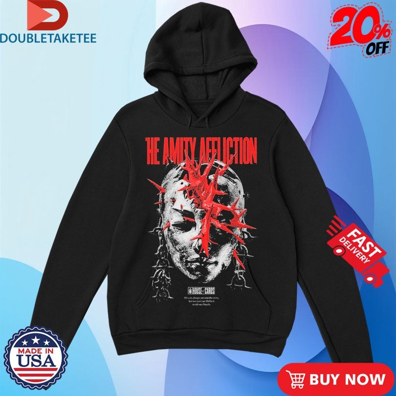 The Amity Affliction Head For House Of Cards Album Head Shirts