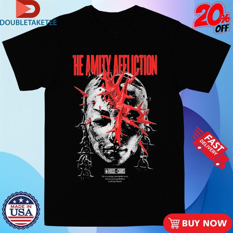 The Amity Affliction Head For House Of Cards Album Head Shirts