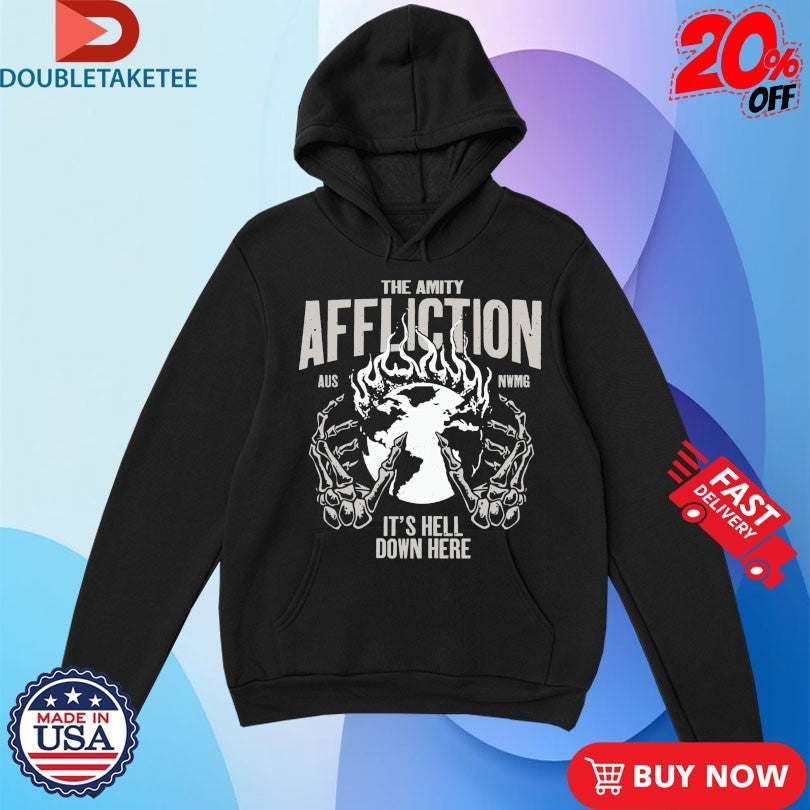 The Amity Affliction It’s Hell Down Here Hands T-shirts