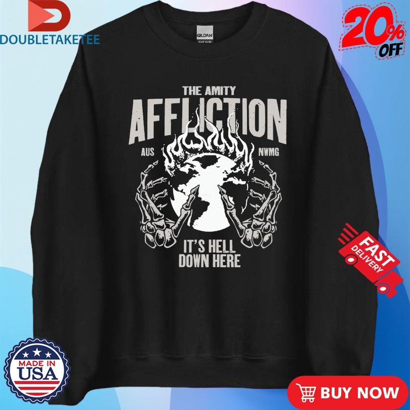 The Amity Affliction It’s Hell Down Here Hands T-shirts
