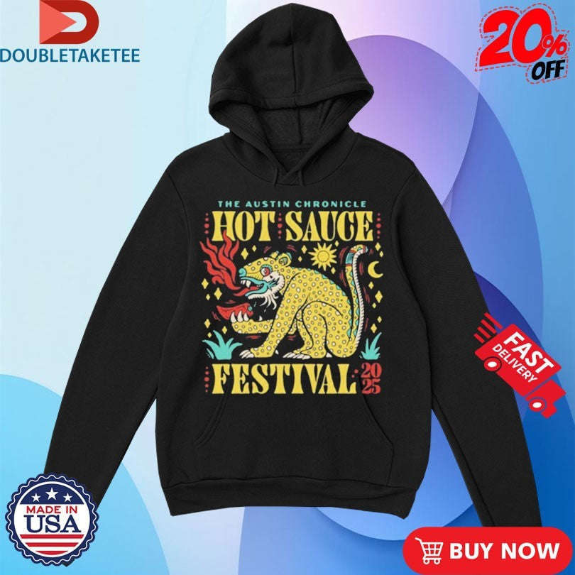 Official The Austin Chronicle Hot Sauce Festival 2025 Chilli Shirts